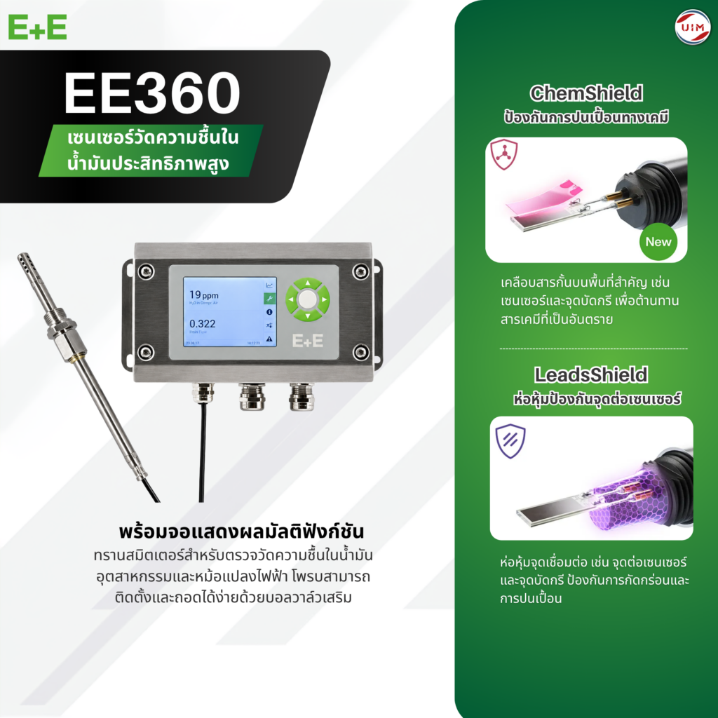 EE360 เซนเซอร์วัดความชื้นในน้ำมันประสิทธิภาพสูง